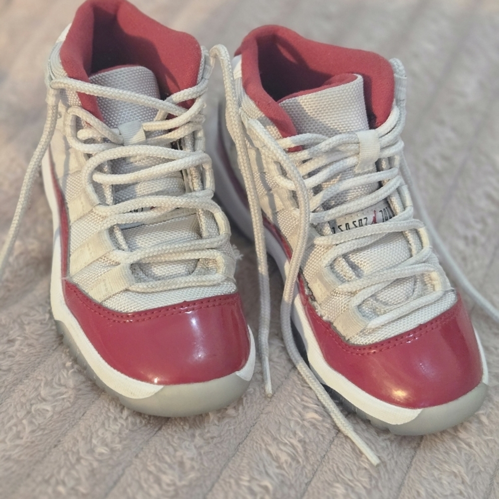 Nike Red and White Sneakers